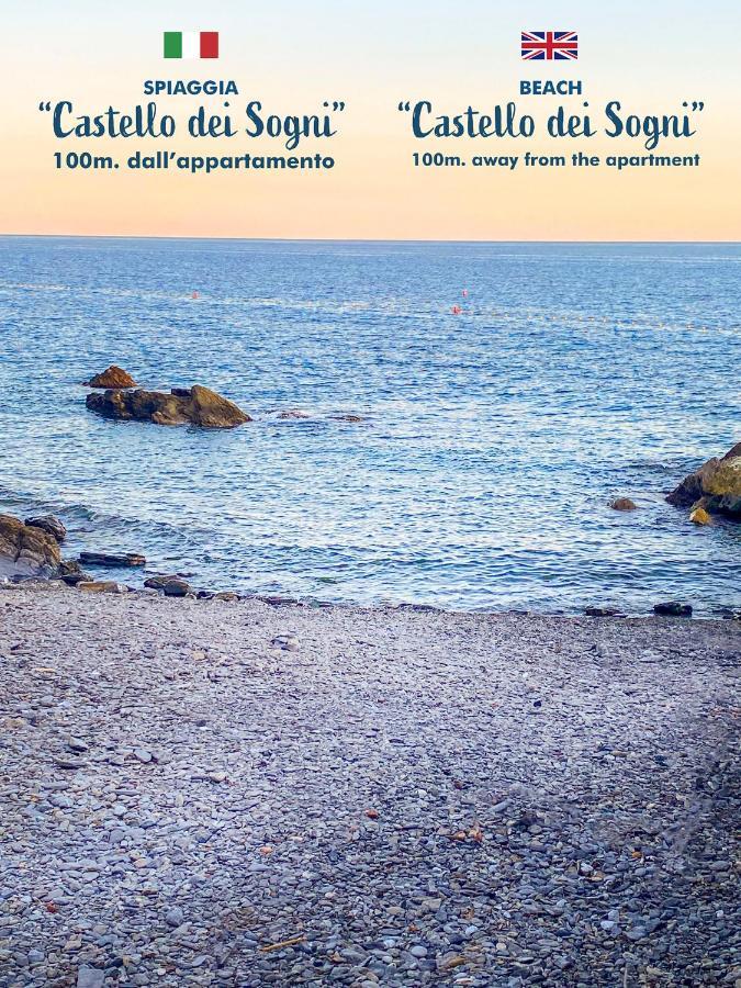 ATTICO SAN FAUSTINO 165 mq più 110 mq di terrazza- IN VILLA 700 ,VISTA MARE STREPITOSA-100 m dalla spiaggia-PARKING ESCLUSIVO-SKY,NETFLIX Rapallo Esterno foto